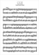 Téléchargez l'arrangement pour piano de la partition de Gigue en solm en PDF